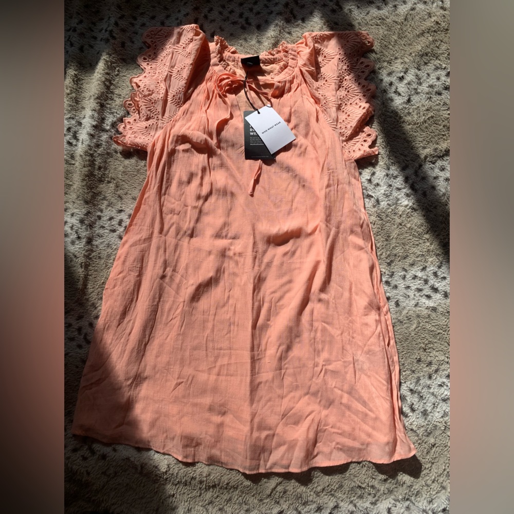 Who What Wear XS coral dress